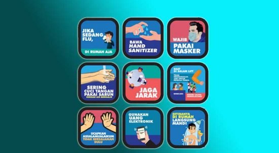 jaga jarak prokes covid