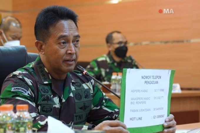 Staff Angakat Darat Jenderal TNI, Andika Perkasa