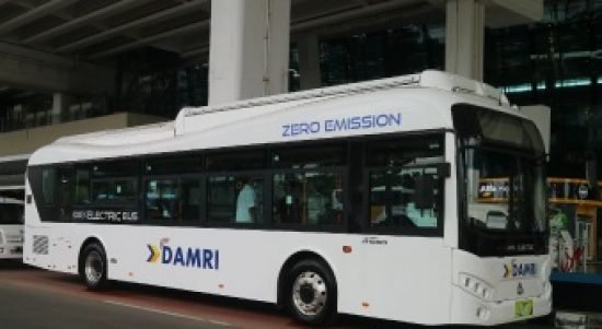 DAMRI Uji Coba Operasional Bus Listrik di Bandara Soekarno Hatta
