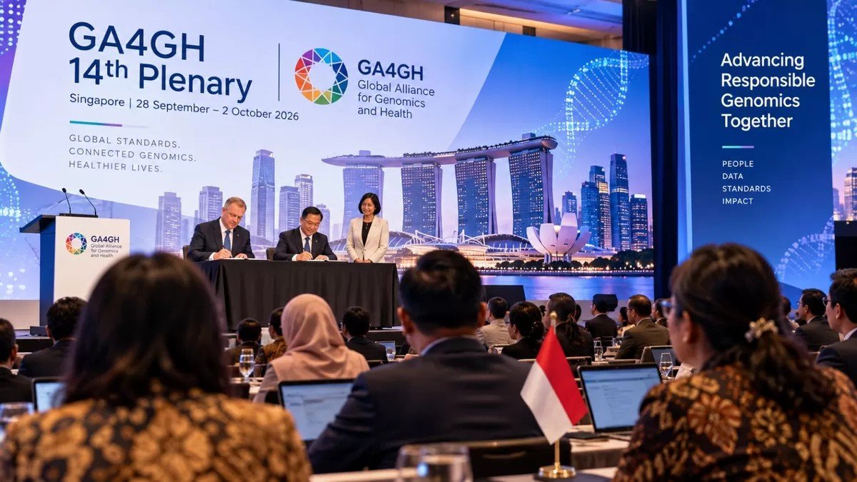 Singapore Menjadi Pusat Baru Kolaborasi Genomik Asia-Pacific (Ilustrasi AI MediaLangit.id)